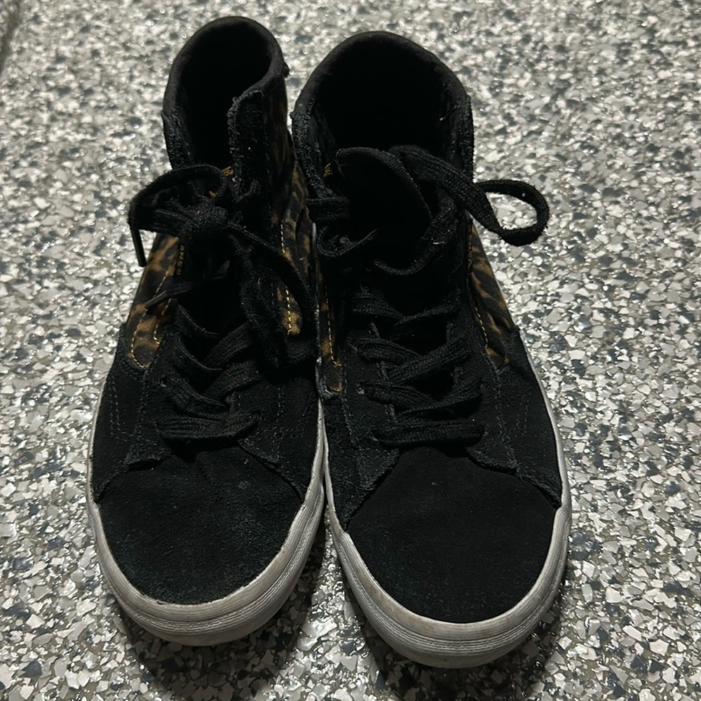 Vans - Black Leopard Size 3 - Picture 4 of 4